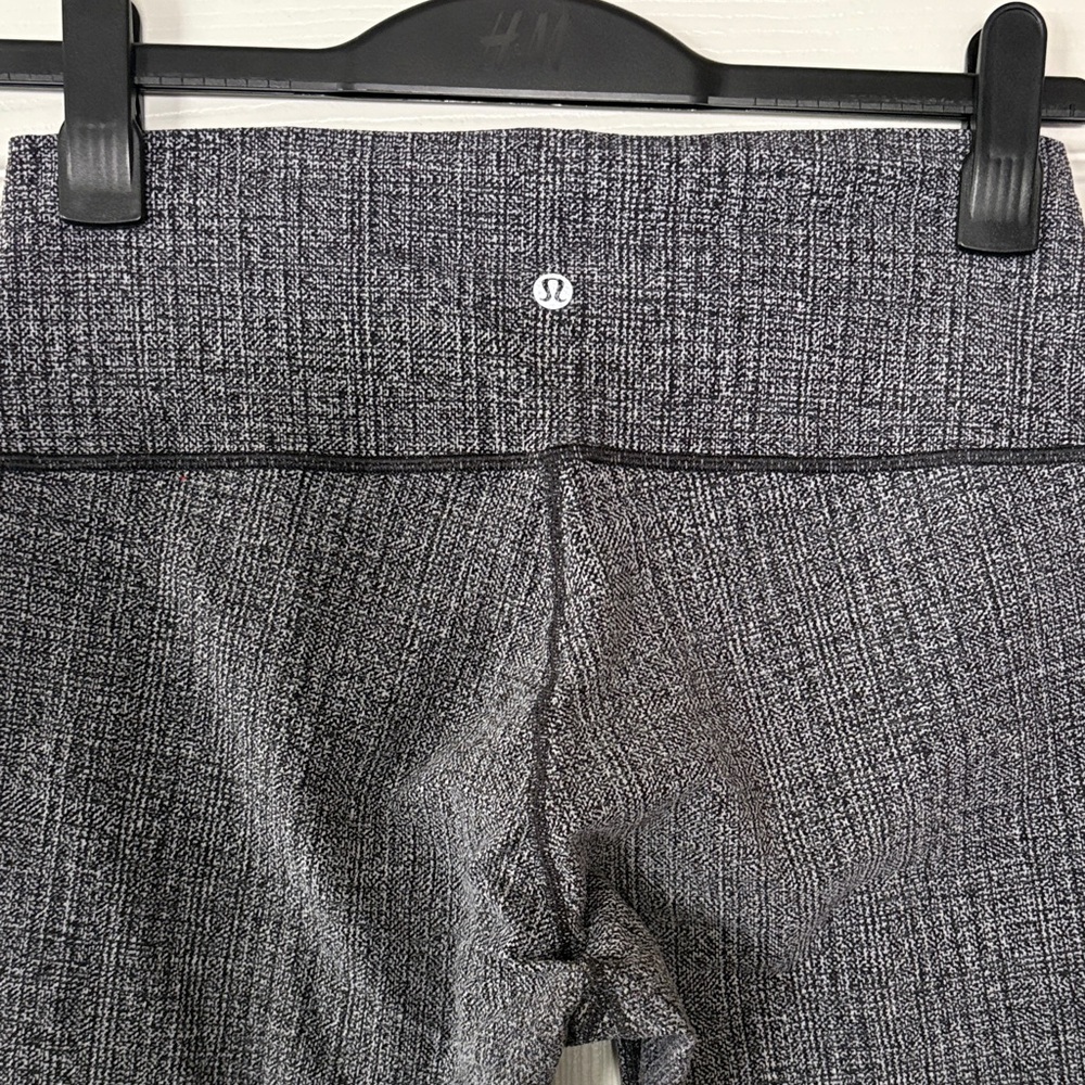 lululemon athletica Black and Gray Leggings